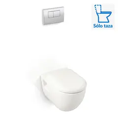 CORONA - Sanitario Suspendido Lotto One piece a Muro 4.8 Litros Blanco