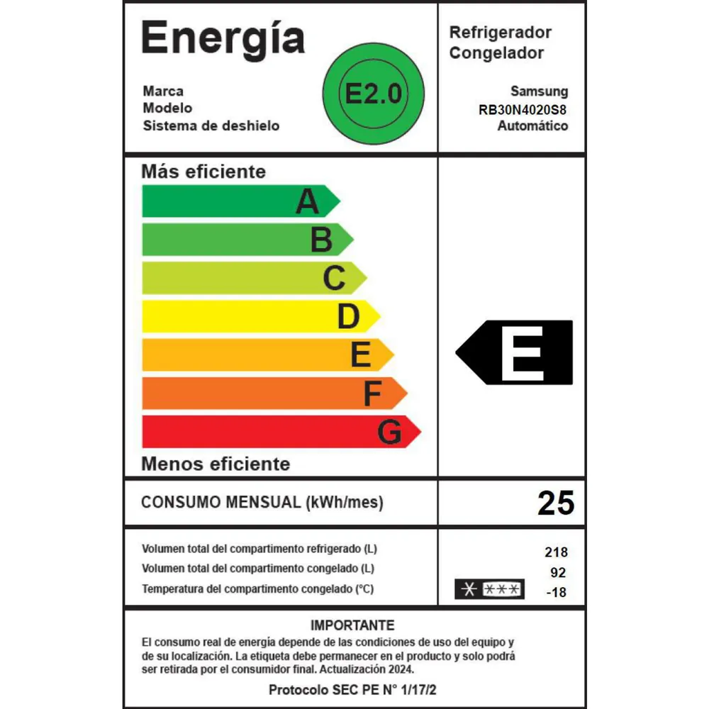 Refrigerador Bottom Freezer No Frost 310 Litros Inox RB30N4020S8/ZS, foto 4
