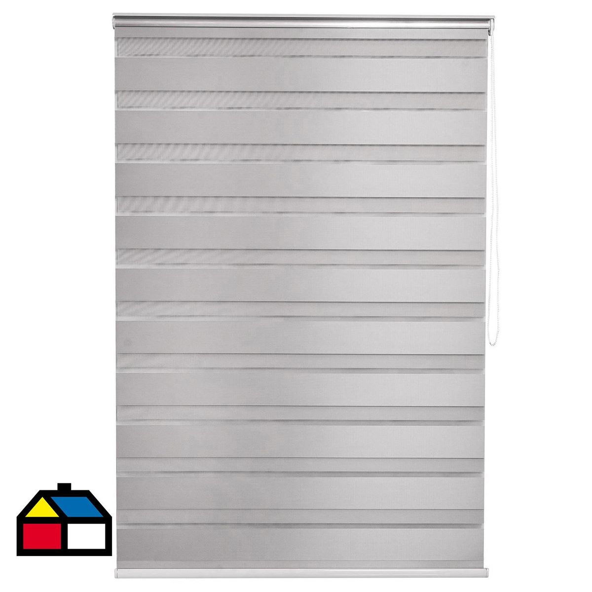 JUST HOME COLLECTION - Cortina Roller Dúo Black Out Gris