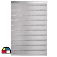 JUST HOME COLLECTION - Cortina Roller Dúo Black Out Gris