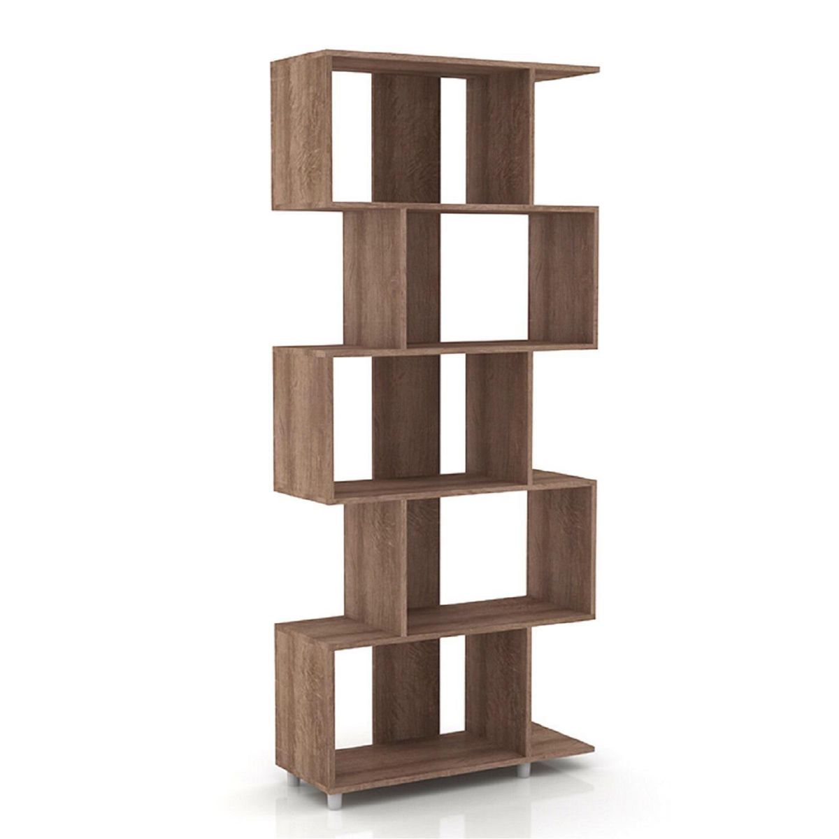 HOGA - Estante MDP 5 Nivel(es) 31x184x79 cm Rústico