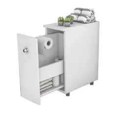 HOGA - Organizador De Baño Blanco 56X42X22 Cm