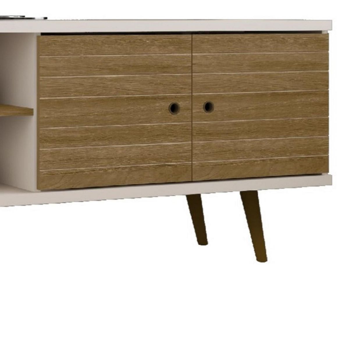 HOGA - Rack tv 70" blanco 65x160x39 cm