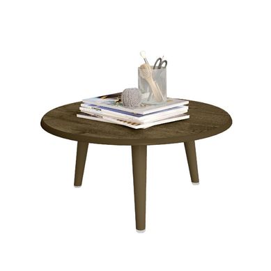 Mesa de centro rstico 35x59x59 cm