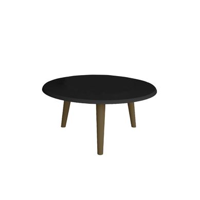 Mesa de centro negro 35x59x59 cm