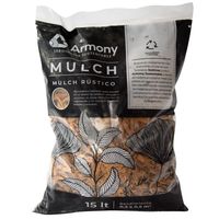 Mulch rústico decorativo 15 litros amarillo