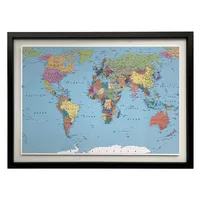 Mapa pineable color 50x70 cm