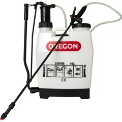 OREGON - Pulverizador manual 16 litros blanco