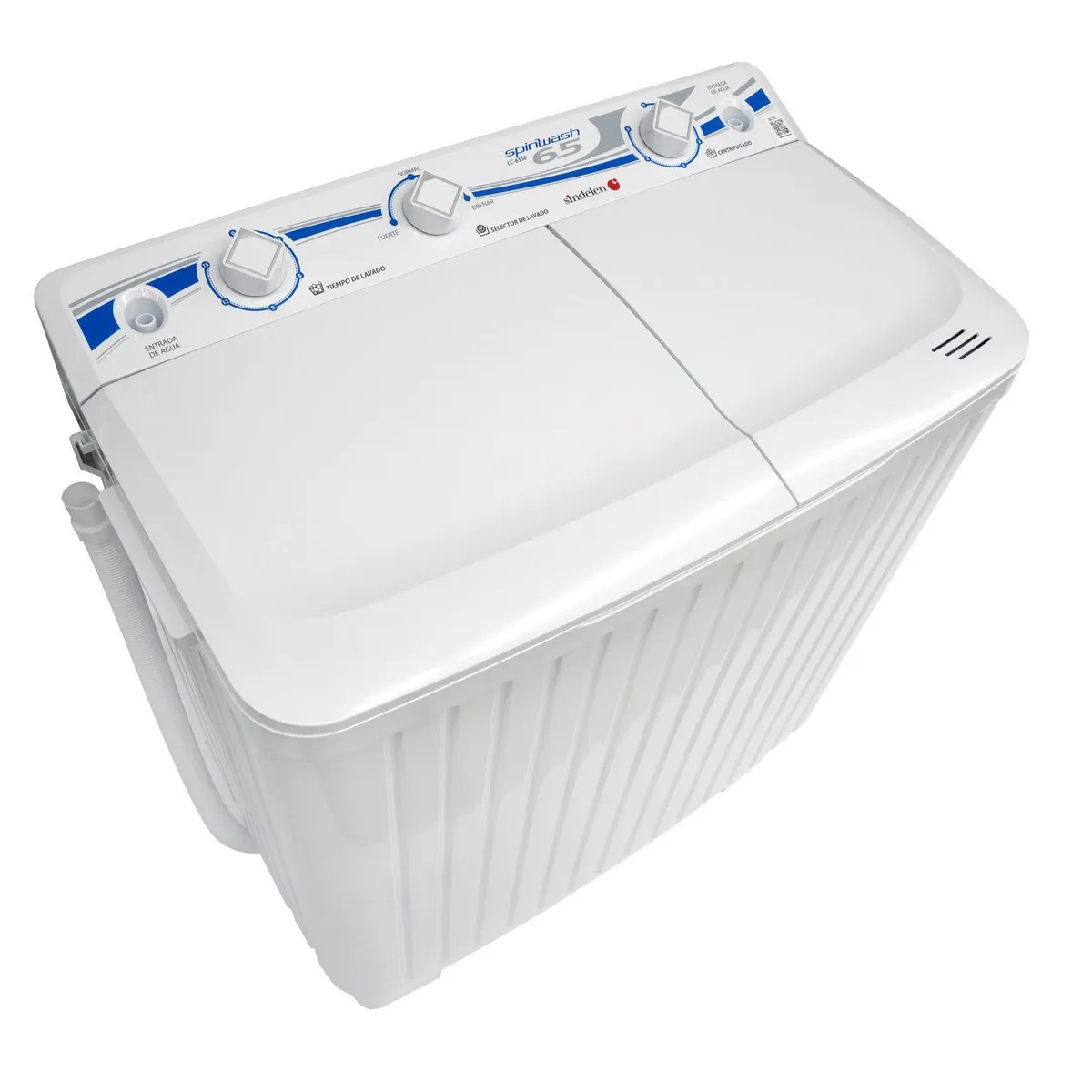 SINDELEN - Lavadora Carga Superior 6,5 kg Blanco LC-6550BL