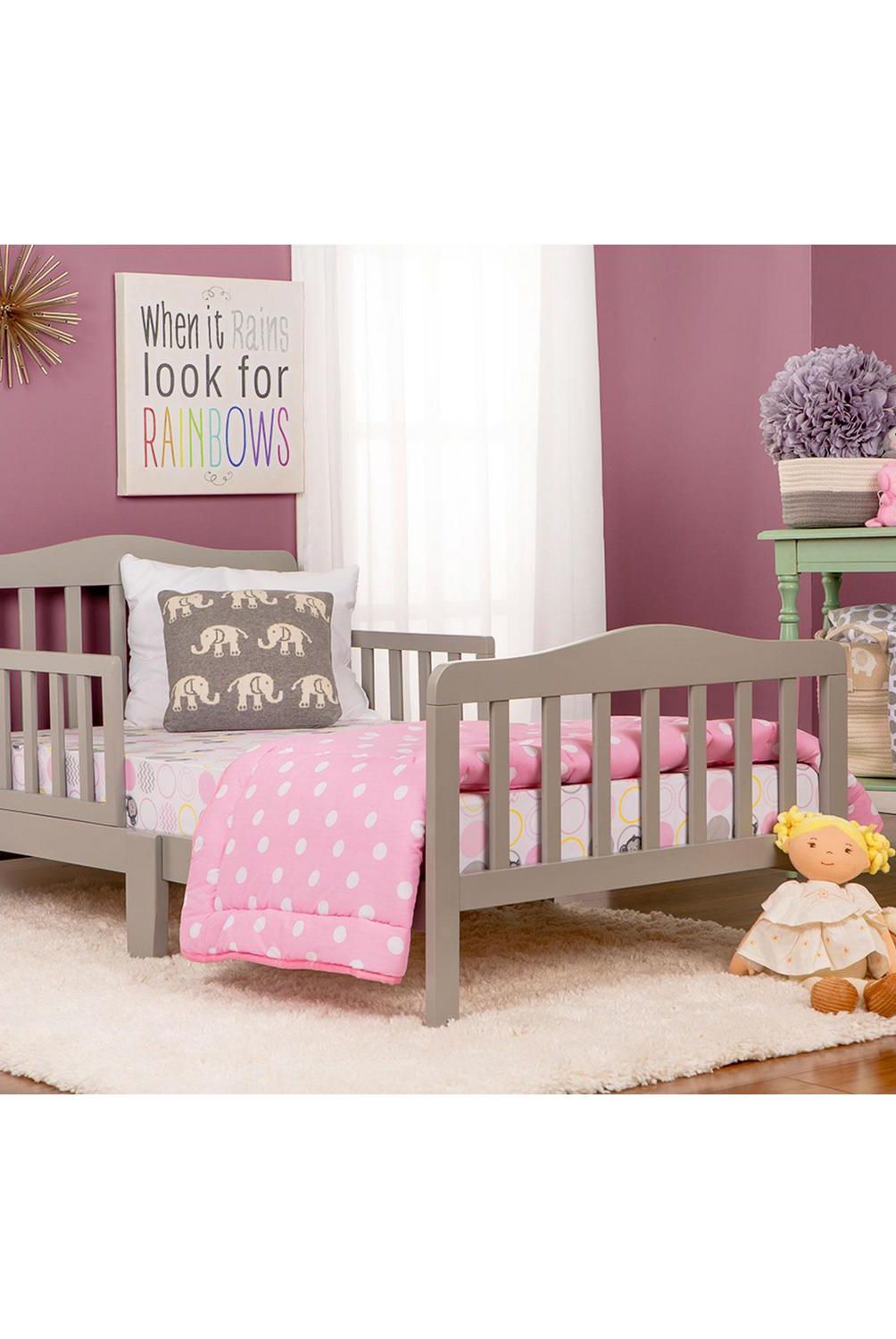 KIDSCOOL - Mini cama 134x73x110 cm gris