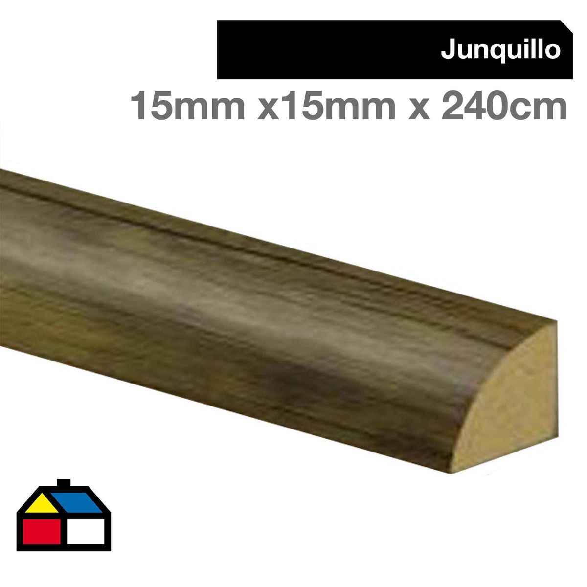 ATRIM - Junquillo EPS 15x15x240 cm ceniza