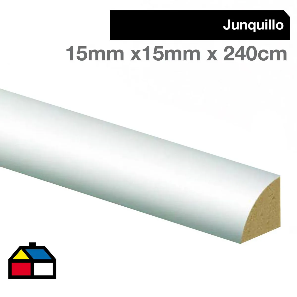 ATRIM - Junquillos EPS 15x15x240 cm Blanco