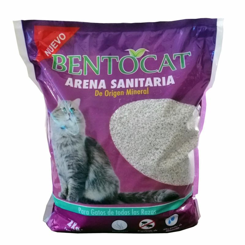 BENTOCAT - Arena sanitaria diatomita bolsa de 2 kg