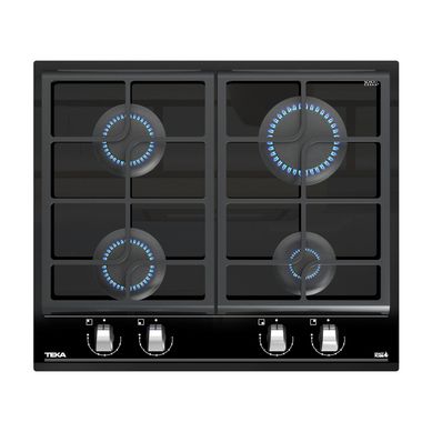 Encimera a gas 4 quemadores cristalgas 60 cm