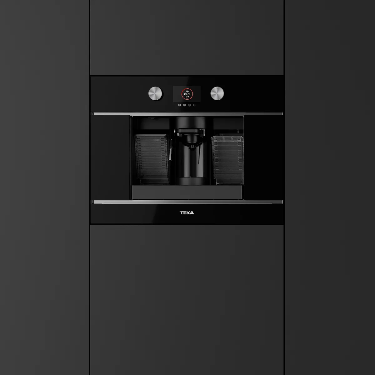 TEKA - Cafetera Empotrable de Cápsulas 1 l 2100 W Negro