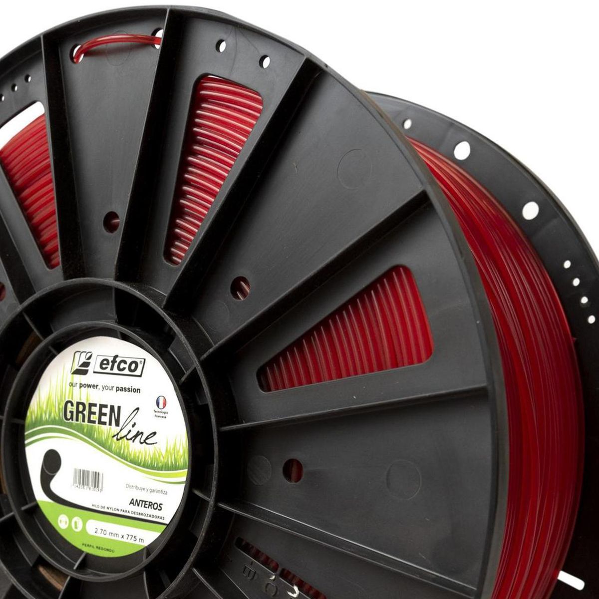EFCO - Hilo Para Orilladora 2,7 Mm 775 M Rojo