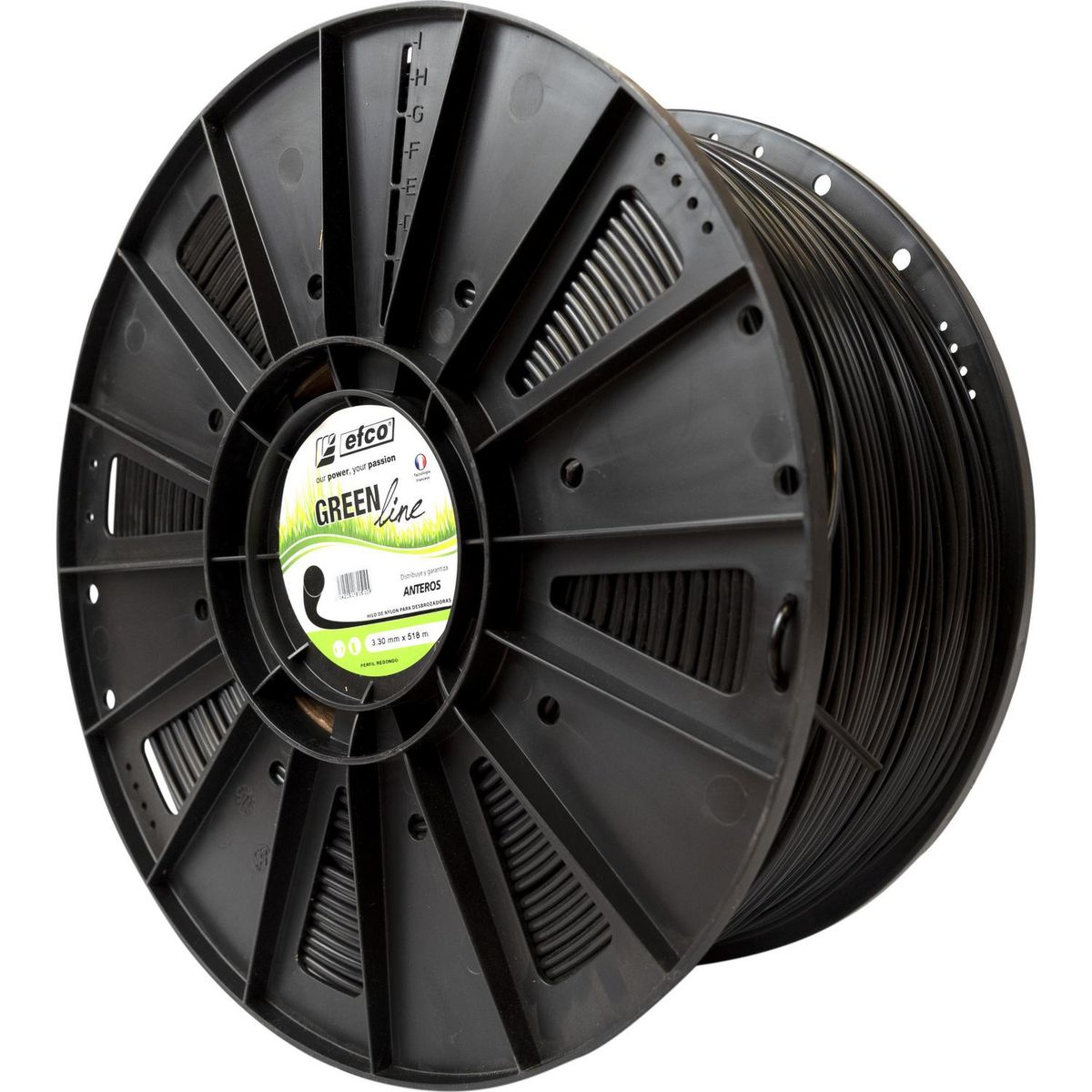 EFCO - Hilo Para Orilladora 3,3 Mm 518 M Negro