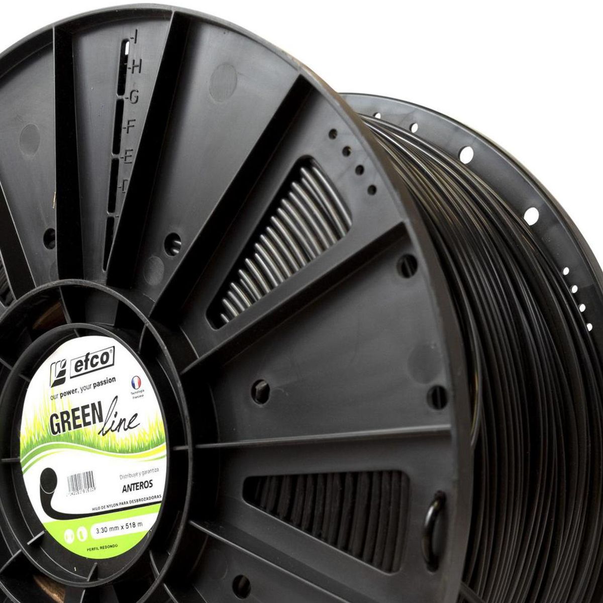 EFCO - Hilo Para Orilladora 3,3 Mm 518 M Negro