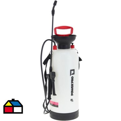 Pulverizador manual 8 litros blanco