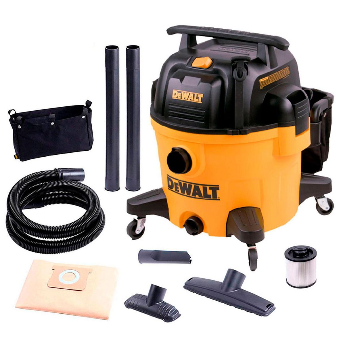 DEWALT - Aspiradora Seco Húmedo Tambor 1200 W 34 Litros DWV109-B2C