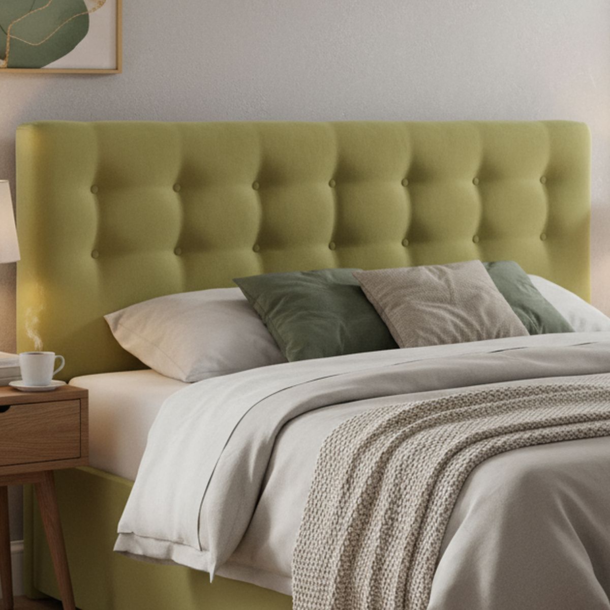 BODEVIR - Respaldo 185x9x80 cm verde