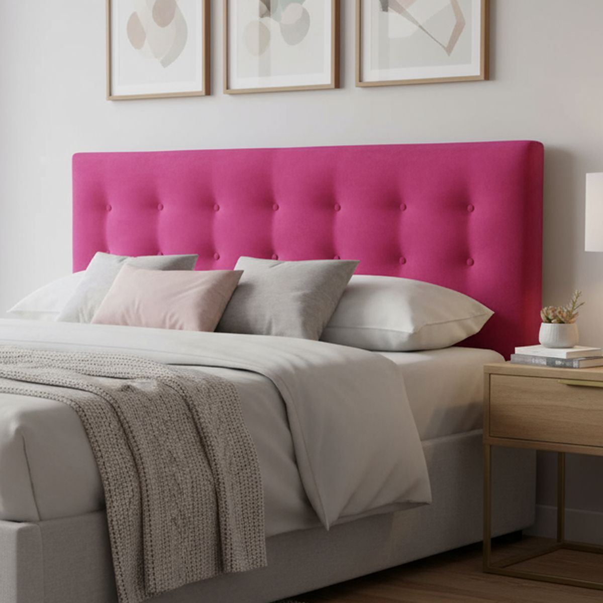 BODEVIR - Respaldo 185x9x80 cm fucsia