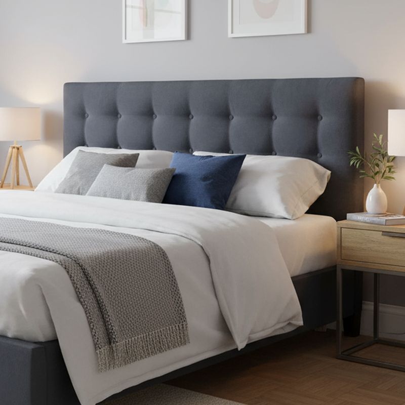 BODEVIR - Respaldo 185x9x80 cm gris