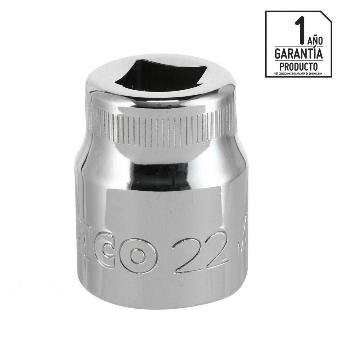 BAHCO - Dado poligonal 1/2"x22 mm acero