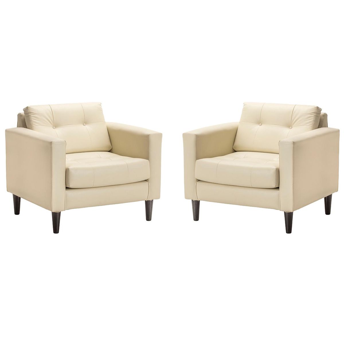 BODEVIR - Set De Sillones Retro 1 Cuerpo Pu