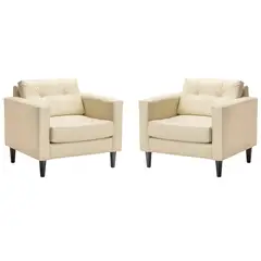 BODEVIR - Set De Sillones Retro 1 Cuerpo Pu