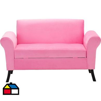 Banqueta bul 80x65x130 cm rosa
