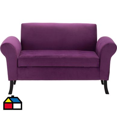 Banqueta bul 80x65x130 cm morado