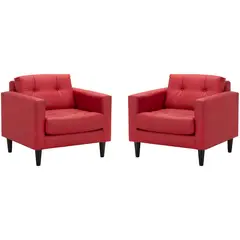 BODEVIR - Set De Sillones Retro 1 Cuerpo Pu