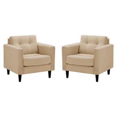 Sof 1 cuerpo 88x80x75 cm beige