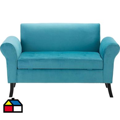 Banqueta bul 80x65x130 cm turquesa