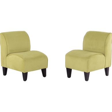 Set 2 poltronas 55x50x75 cm pistacho