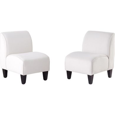 Set 2 poltronas 55x50x75 cm crudo