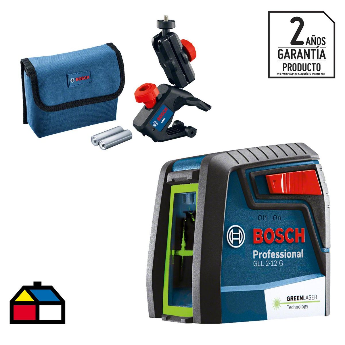 BOSCH - Nivel láser 12 m plástico