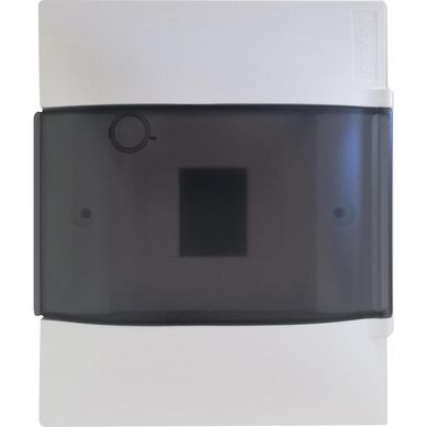 Tablero elctrico embutido con puerta transparente 4 mdulos