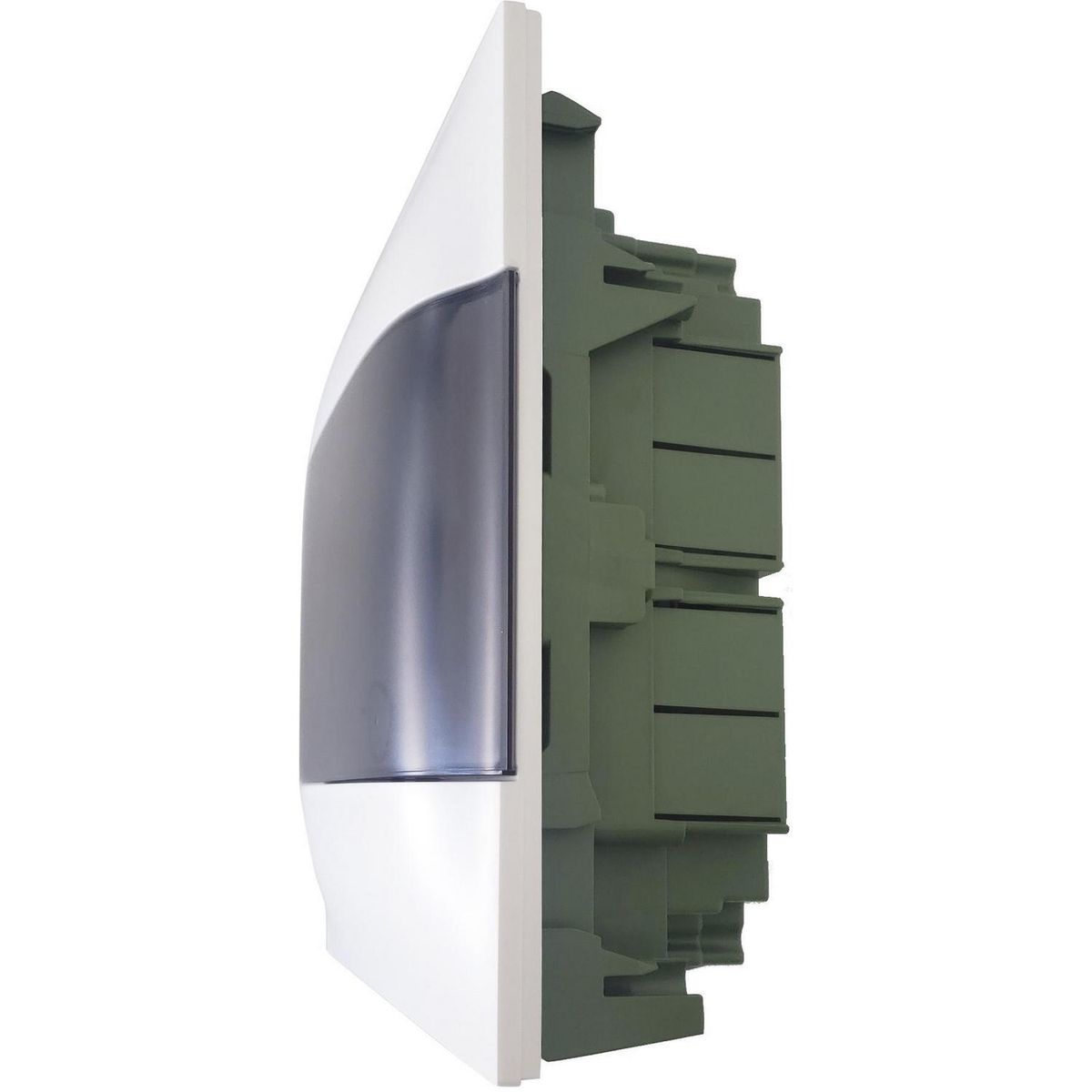 LEGRAND - Tablero eléctrico embutido con puerta transparente 8 módulos