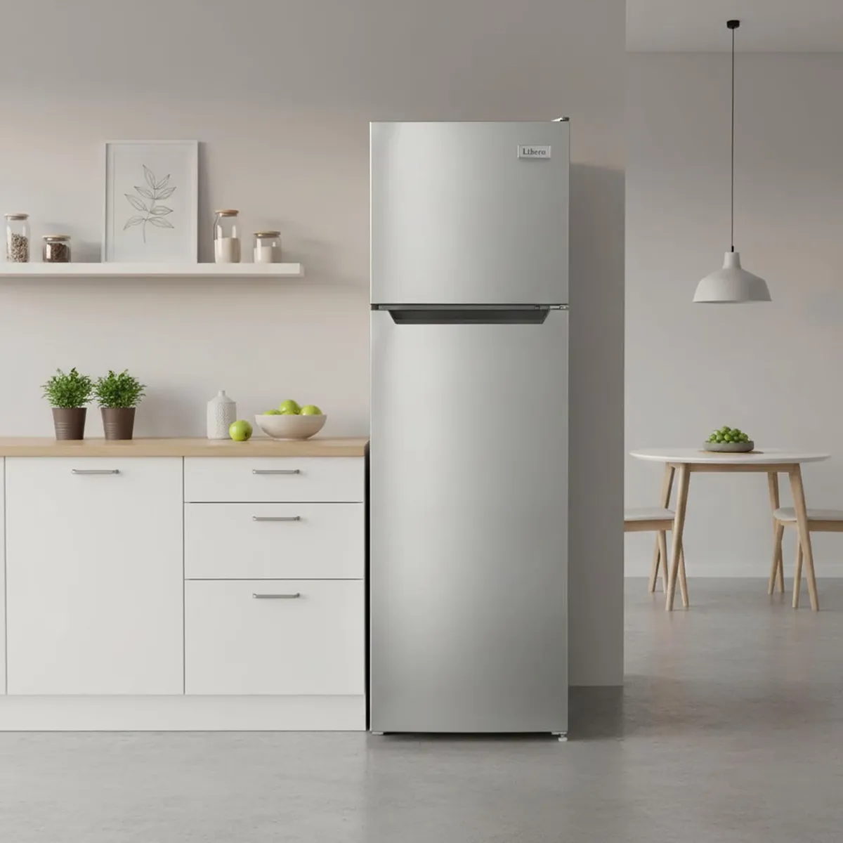 LIBERO - Refrigerador Top Freezer Frío Directo 168 Litros LRT-200DFI