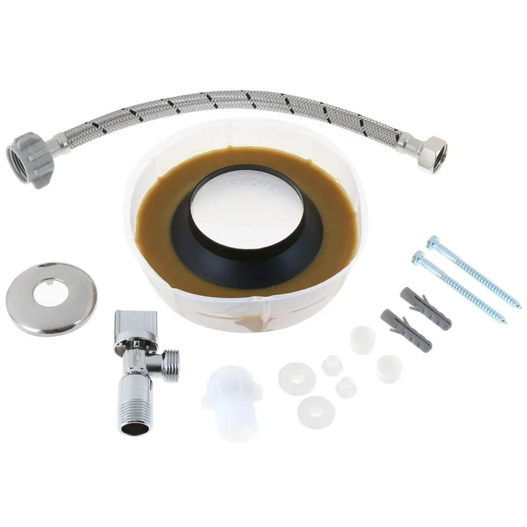 Kit Instalación Wc Con Adaptador Y Sello Antihongos