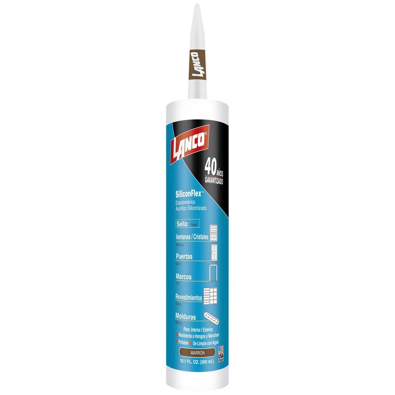 LANCO - Sellador Multiuso Siliconflex Café 300 ml