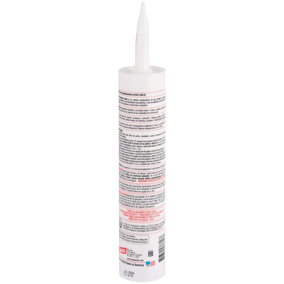 LANCO - Sellador Multiuso Siliconflex Café 300 ml