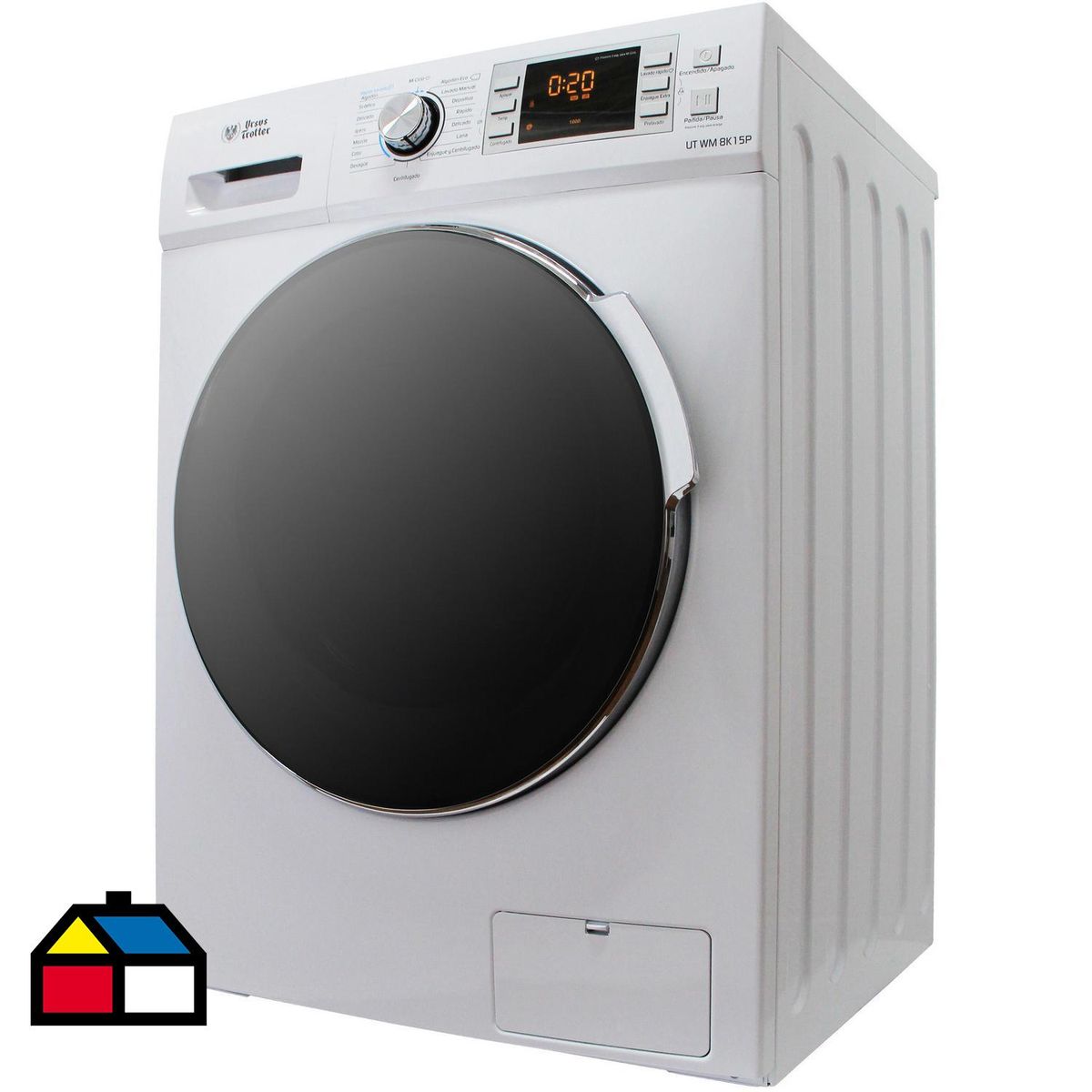 URSUS TROTTER - Lavadora Carga Frontal 8 kg Blanco UT WM-8K15P