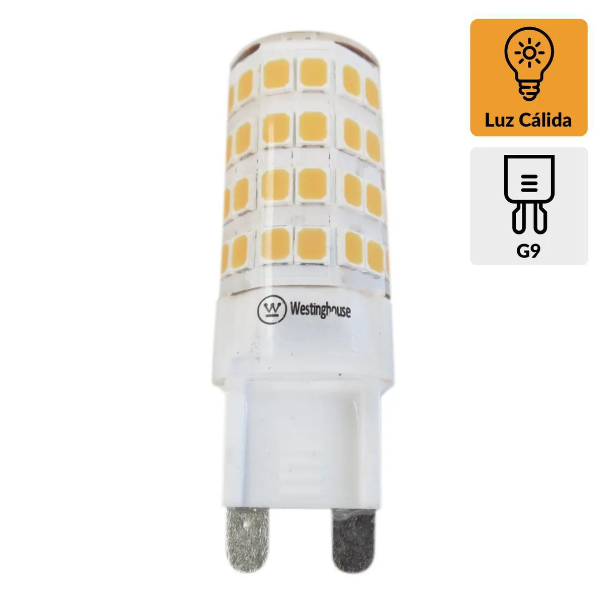 WESTINGHOUSE - Ampolleta Led 4 W G9 300 lm Luz Cálida