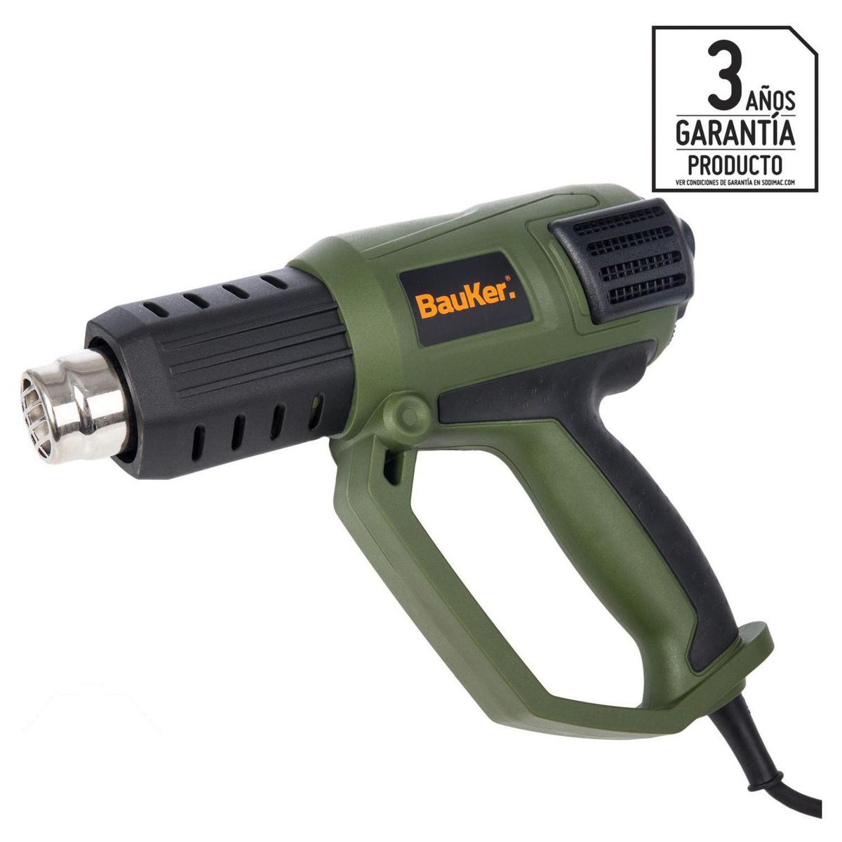 BAUKER - Pistola de calor eléctrica 2000W