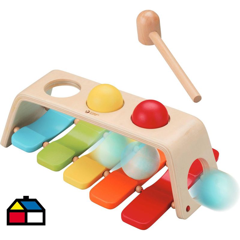 KIDSCOOL - Metalófono de madera infantil
