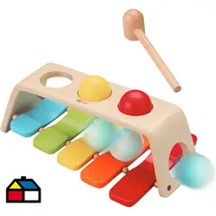 KIDSCOOL - Metalófono de madera infantil
