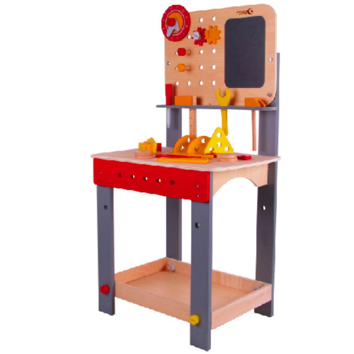 KIDSCOOL - Mesa de carpintero con herramientas